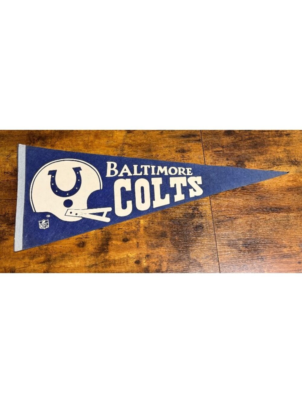 Vintage NFL Baltimore Colts pennant
